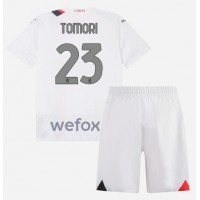 Camisa de time de futebol AC Milan Fikayo Tomori #23 Replicas 2º Equipamento Infantil 2023-24 Manga Curta (+ Calças curtas)